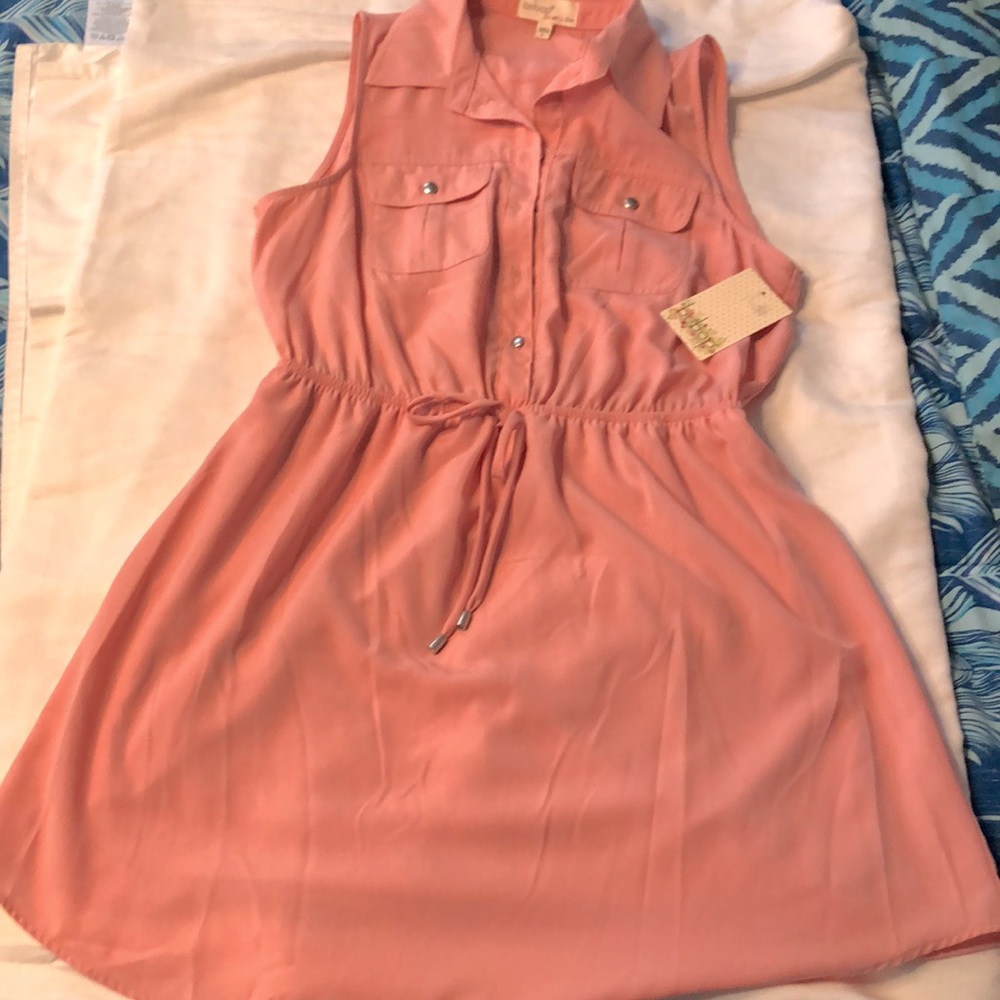 Dress by bebop nwt pink petal color